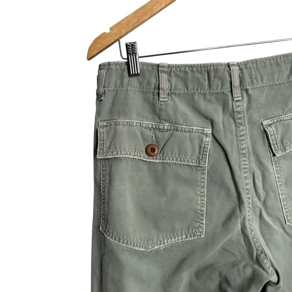 AMO Army Twist Denim Straight Leg Cotton Pants in Military Surplus Size 30 - Picture 7 of 10